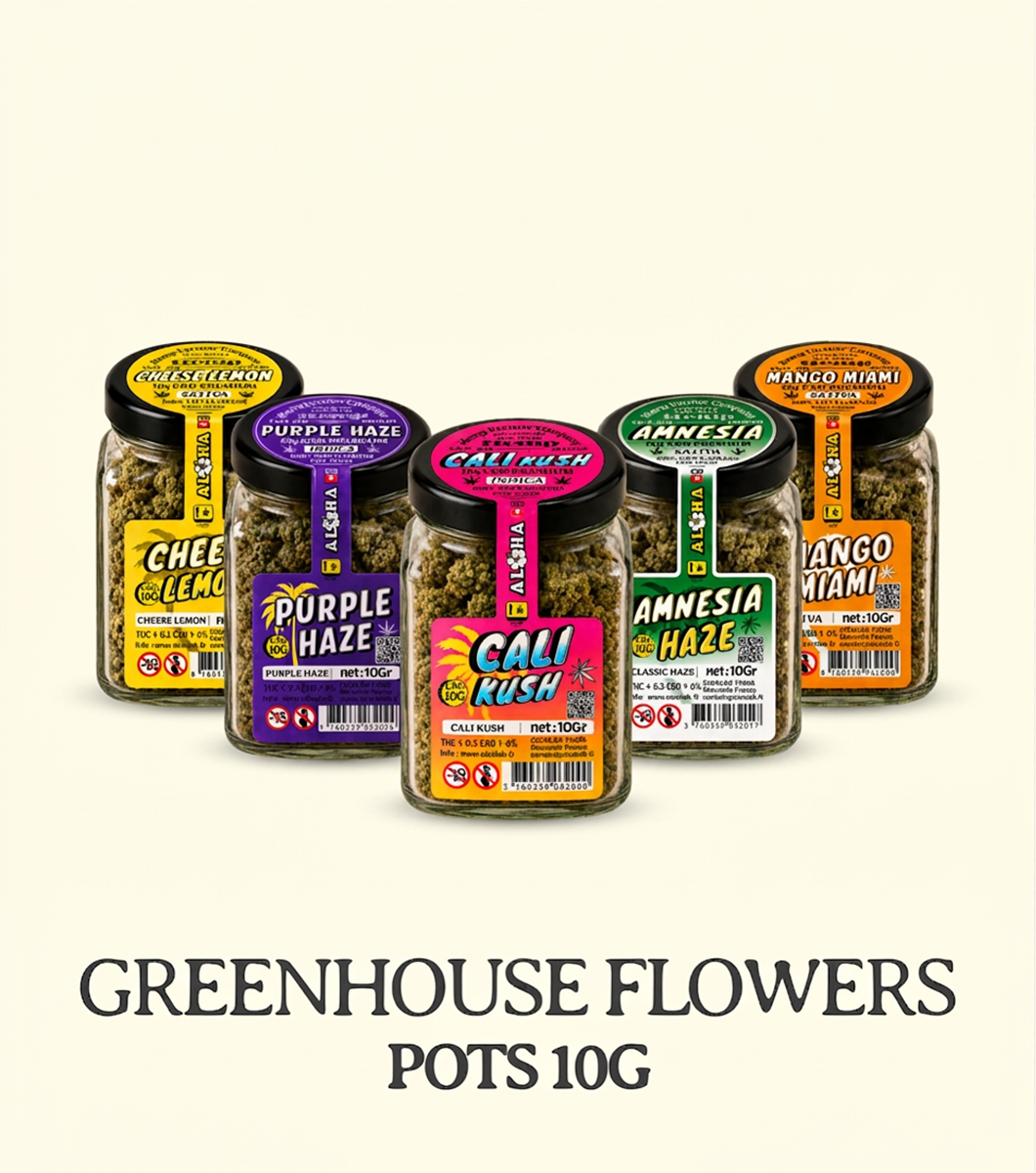 5 Pack CBD 10G Greenhouse – Aloha Cica Lab