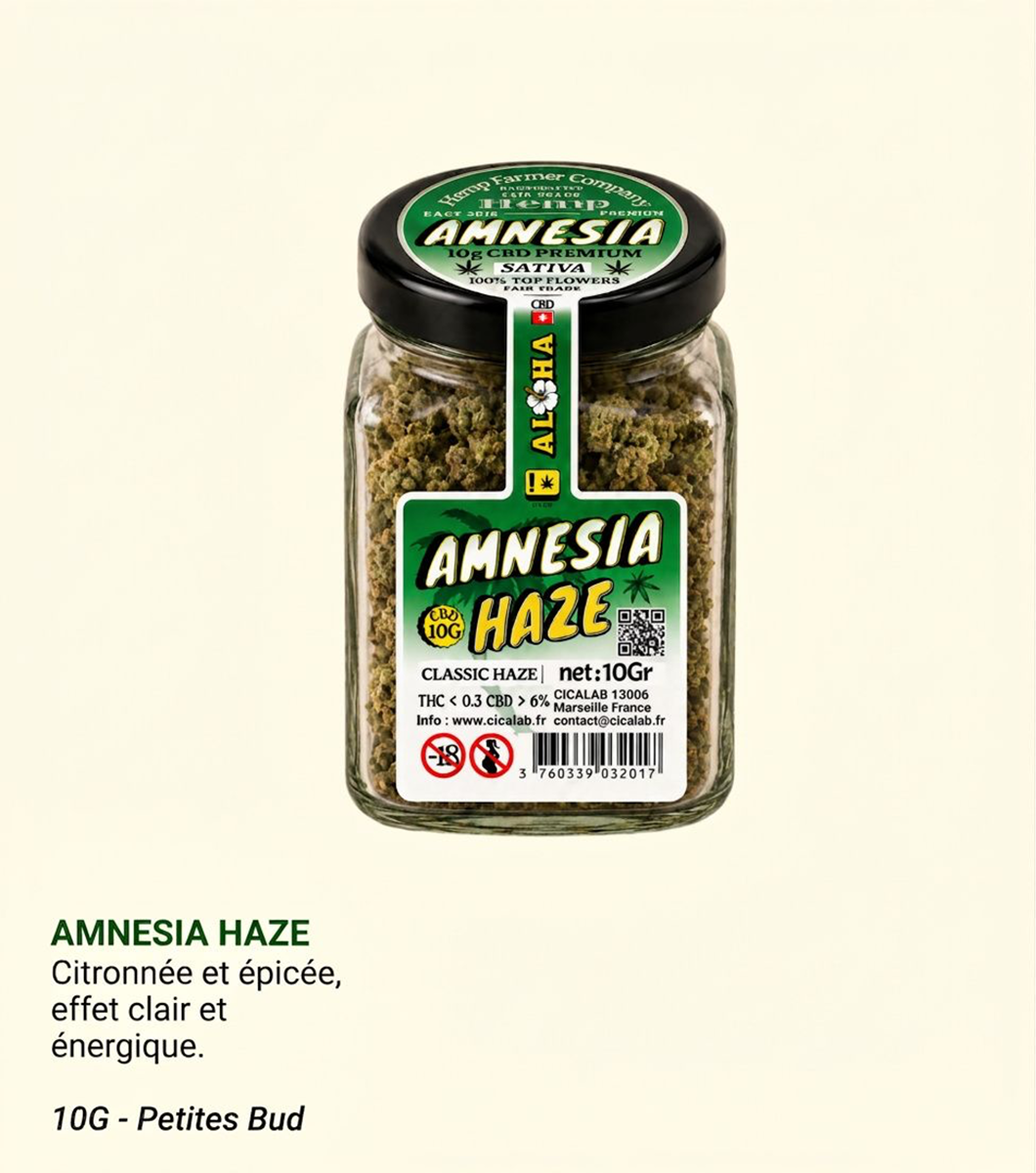 Amnesia Haze CBD 10G Greenhouse – Aloha Cica Lab