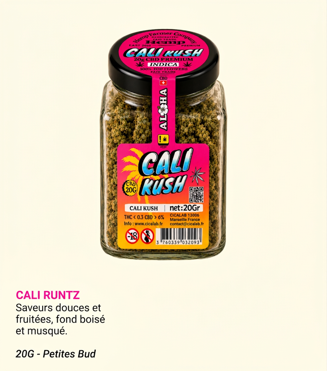 Cali Kush CBD 20G Greenhouse – Aloha Cica Lab