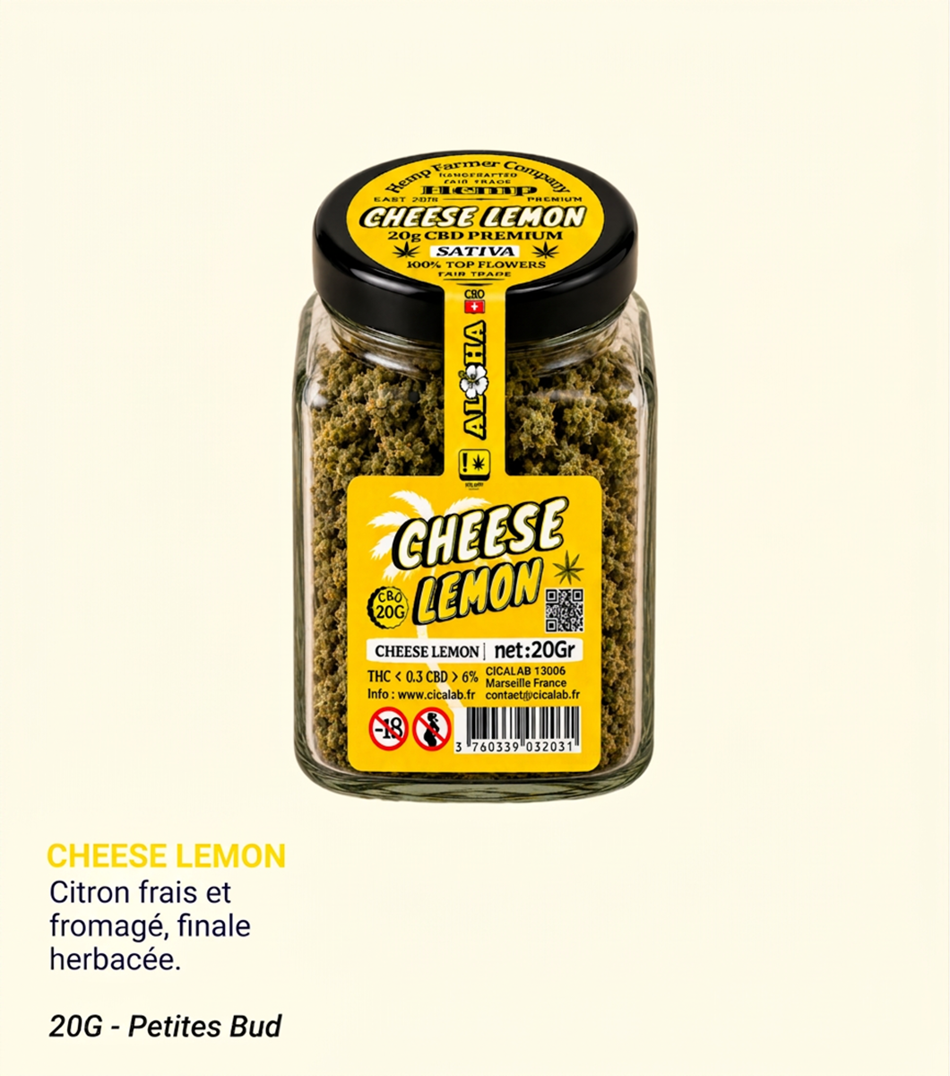 Cheese Lemon CBD 20G Greenhouse – Aloha Cica Lab