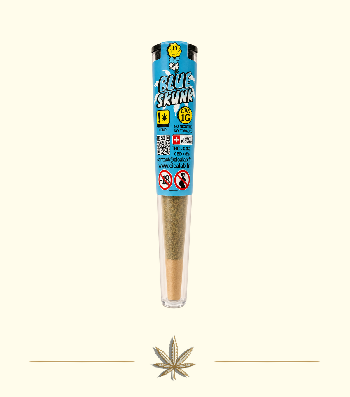 Pré-roll CBD Aloha 1G Blue Skunk – Cica Lab