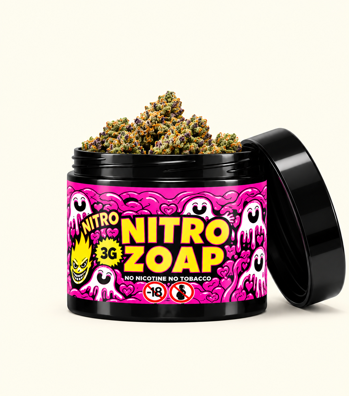 Nitro ZOAP 3G – fleur CBD premium Cica Lab