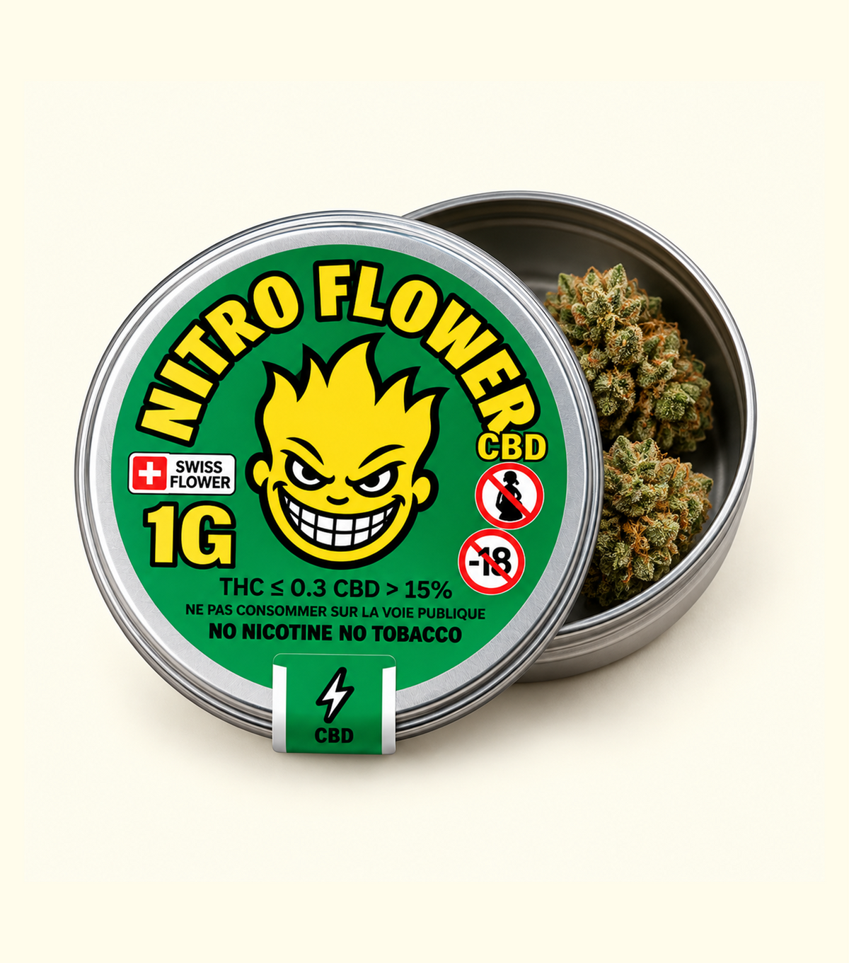 Nitro Flower CBD 1G – fleur CBD premium Cica Lab