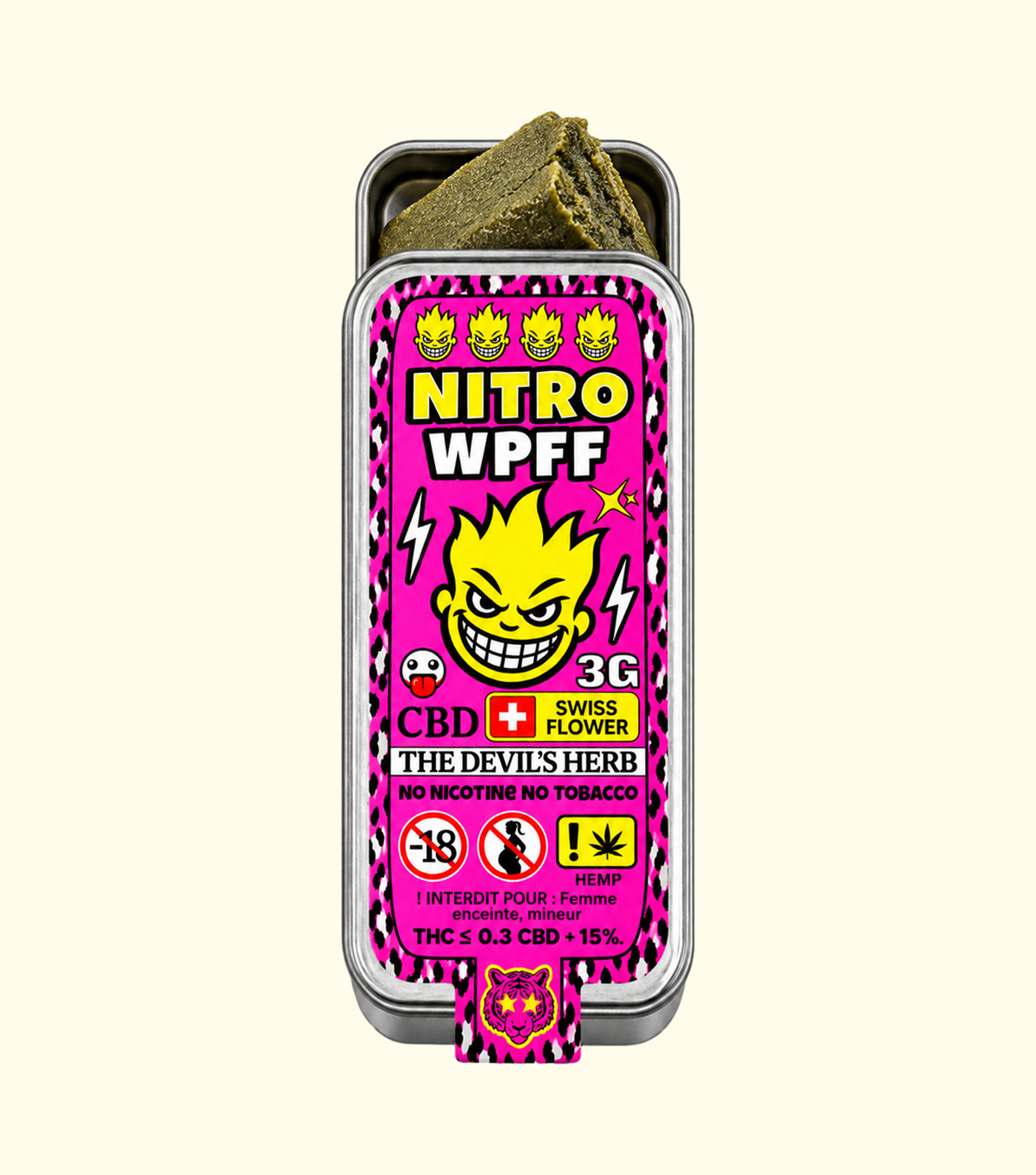 WPFF Nitro 3G – résine CBD premium Cica Lab