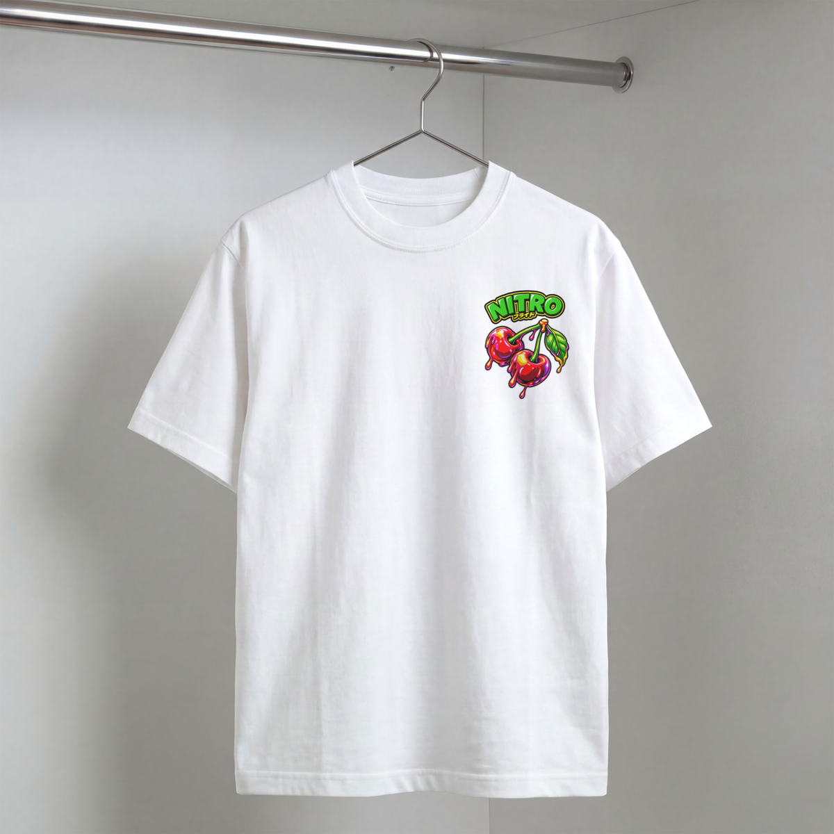T-shirt Nitro Cherry blanc – Cica Lab