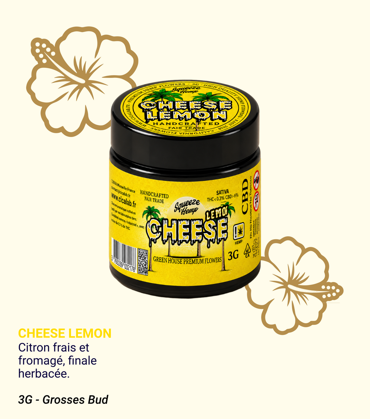 Cheese Lemon Flower